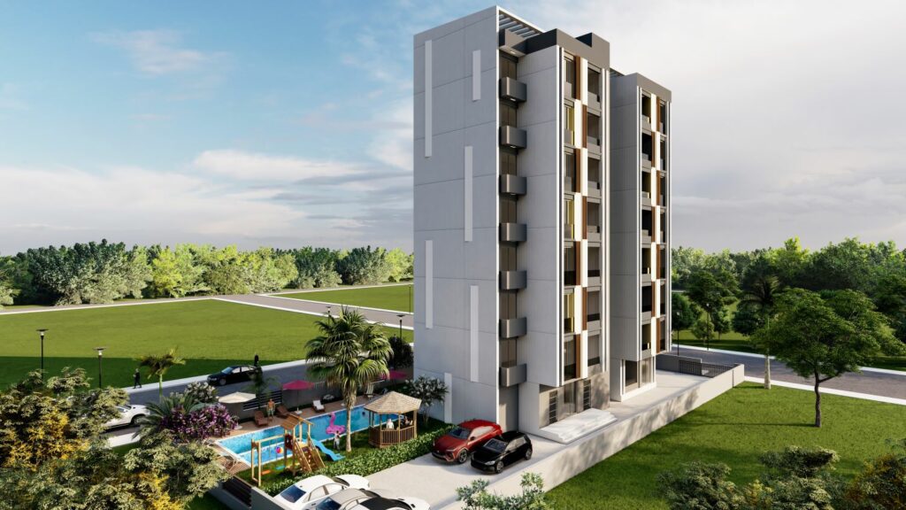 Apartments in a new residential complex currently under construction in the Teje neighborhood 1