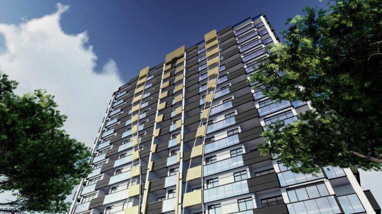 Neuer Wohnkomplex im Bau im Stadtteil Mezitli 2